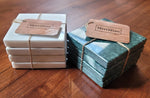 White Marble Coasters S\4