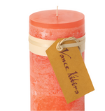 Coral 6" Timber Candle