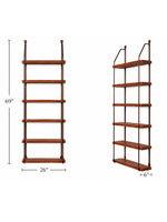Carina 6-Tier Wall Shelf | LWBRZ