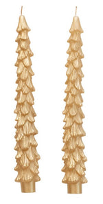 S/2 10" Tree Taper Candle