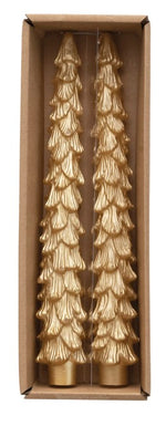 S/2 10" Tree Taper Candle