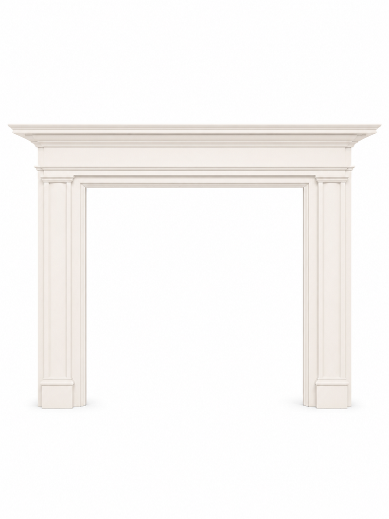 Painted Cherry Mantel