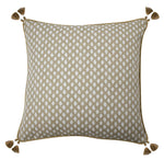 THROW PILLOW | SAHARA CHALK W/ TASSELS