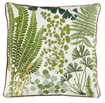 THROW PILLOW |  THEO MOSS W/ COGNAC MICRO CORD