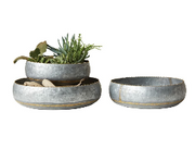 Galvanized Metal Bowl