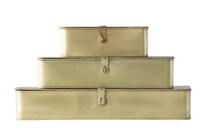Lg. Brass Decorative Metal Box