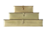 Medium Brass Decorative Metal Box