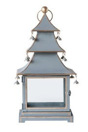 Glass & Metal Pagoda Lantern