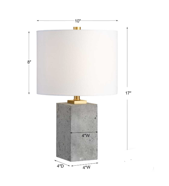 Drexel Stained Concrete Table Lamp