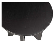 Dunnigan Round End Table | Black