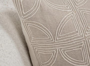 Elea Natural Throw Pillow