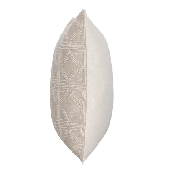 Elea Natural Throw Pillow 22"