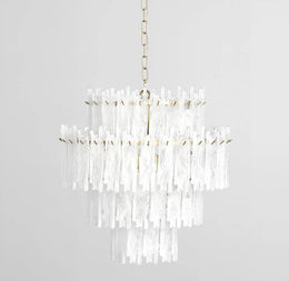 Everly Glass Round Chandelier