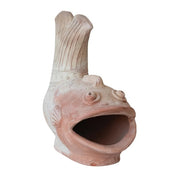 Terra-Cotta Fish Shaped Container