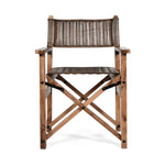 Leeds 23" Folding Dining Chair in Antique Whiskey