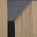 Woven Framed Art | Blue Grey | 35 x 19