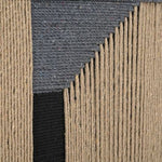 Woven Framed Art | Blue Grey | 35 x 19