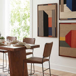 Woven Framed Art | Orange | 35 x 19