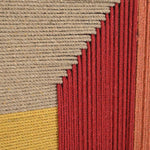 Manila Woven Framed Art | Red 35 x 19