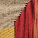 Manila Woven Framed Art | Red 35 x 19