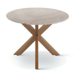 Malibu 90" Oval Dining Table in Sawar Marble with Antique Gold Base