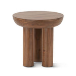 Palermo Round Side Table | Acorn Brown | 20"