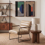 Palermo Round Side Table | Acorn Brown | 20"