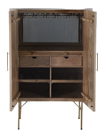 Volos Fluted Bar Cabinet