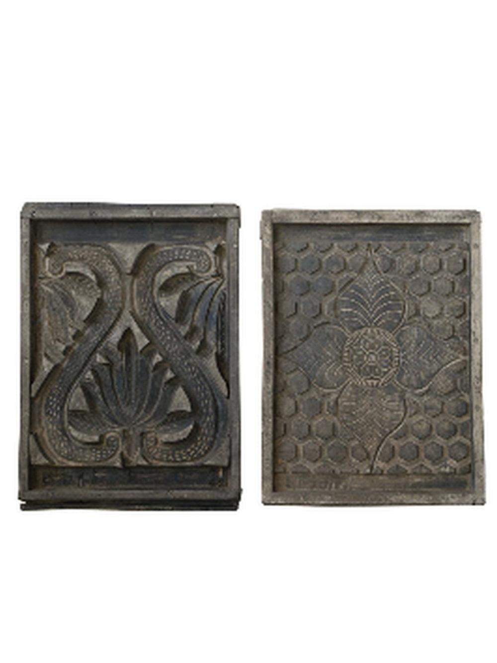 Found Cement Mould Wall Decor