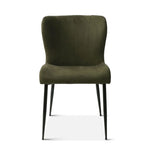 Jennifer Dining Chair | Green Eco Suede |  20"