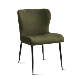 Jennifer Dining Chair | Green Eco Suede |  20"