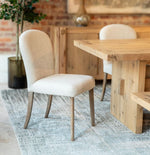 Jessie 18" Dining Chair in Beige Linen