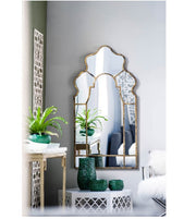 Oversized Gold Garden Mirror