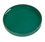 Mimosa Round Tray | Turquoise