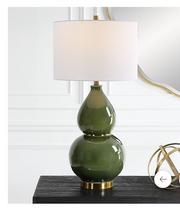 Gourd Table Lamp | Green