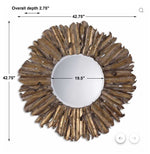Hemani Antique Gold Mirror