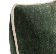Heirloom Velvet Throw Pillow | Forest Green
