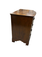 Federal Line-Inlaid 4 Drawer Bowfront Chest, Circa 1800