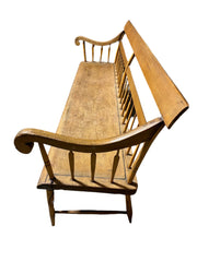 American Primitive Deacon's Bench, 19th Century