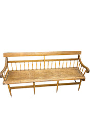 American Primitive Deacon's Bench, 19th Century