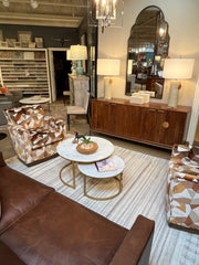 Nesting White Marble Coffee Table