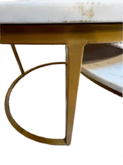 Nesting White Marble Coffee Table