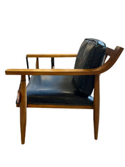 Dillian Leather Arm Chair