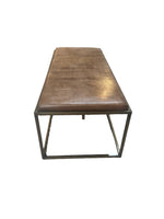 Loftin II Leather Ottoman