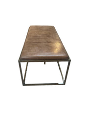 Loftin II Leather Ottoman