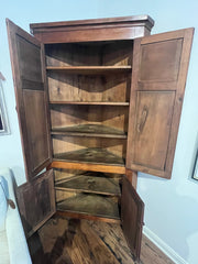 American Cherry Corner Cabinet