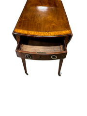 Georgian Inlaid Mahogany Pembroke Table