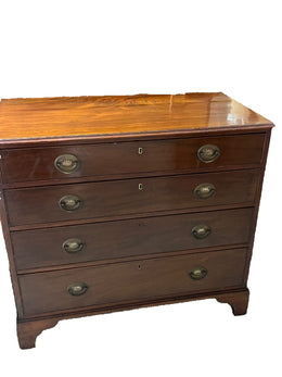 Hepplewhite Mahogany Chest 19th Century