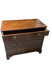 Hepplewhite Mahogany Chest 19th Century