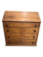 American Federal Style Cherry Slant Front Chest